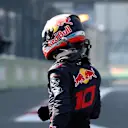 Pierre Gasly (FRA) Scuderia Toro Rosso stopped on track in FP3 at Formula One World Championship, Rd18, Mexican Grand Prix, Qualifying, Circuit Hermanos Rodriguez, Mexico City, Mexico, Saturday 28 October 2017. © Mirko Stange/Sutton Images