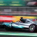 Lewis Hamilton (GBR) Mercedes-Benz F1 W08 Hybrid at Formula One World Championship, Rd18, Mexican Grand Prix, Qualifying, Circuit Hermanos Rodriguez, Mexico City, Mexico, Saturday 28 October 2017. © Mirko Stange/Sutton Images
