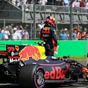 Max Verstappen (NED) Red Bull Racing RB13 in parc ferme at Formula One World Championship, Rd18, Mexican Grand Prix, Qualifying, Circuit Hermanos Rodriguez, Mexico City, Mexico, Saturday 28 October 2017. © Mirko Stange/Sutton Images