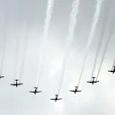Flypast at Formula One World Championship, Rd18, Mexican Grand Prix, Race, Circuit Hermanos Rodriguez, Mexico City, Mexico, Sunday 29 October 2017. © Kym Illman/Sutton Images