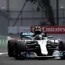 Valtteri Bottas (FIN) Mercedes-Benz F1 W08 Hybrid locks up at Formula One World Championship, Rd18, Mexican Grand Prix, Race, Circuit Hermanos Rodriguez, Mexico City, Mexico, Sunday 29 October 2017. © Manuel Goria/Sutton Images