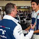 Paddy Lowe (GBR) Williams Shareholder and Technical Director with Lance Stroll (CDN) Williams and his Father Lawrence Stroll (CDN) at Formula One World Championship, Rd18, Mexican Grand Prix, Race, Circuit Hermanos Rodriguez, Mexico City, Mexico, Sunday 29 October 2017. © Kym Illman/Sutton Images
