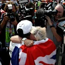 World Champion Lewis Hamilton (GBR) Mercedes AMG F1 celebrates with his Step Mother Linda Hamilton (GBR) in parc ferme at Formula One World Championship, Rd18, Mexican Grand Prix, Race, Circuit Hermanos Rodriguez, Mexico City, Mexico, Sunday 29 October 2017. © Manuel Goria/Sutton Images