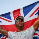 World Champion Lewis Hamilton (GBR) Mercedes AMG F1 celebrates with the team at Formula One World Championship, Rd18, Mexican Grand Prix, Race, Circuit Hermanos Rodriguez, Mexico City, Mexico, Sunday 29 October 2017. © Mirko Stange/Sutton Images