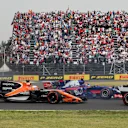 Fernando Alonso (ESP) McLaren MCL32 at the start of the race at Formula One World Championship, Rd18, Mexican Grand Prix, Race, Circuit Hermanos Rodriguez, Mexico City, Mexico, Sunday 29 October 2017. © Kym Illman/Sutton Images