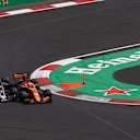 Fernando Alonso (ESP) McLaren MCL32 and Romain Grosjean (FRA) Haas VF-17 battle at Formula One World Championship, Rd18, Mexican Grand Prix, Race, Circuit Hermanos Rodriguez, Mexico City, Mexico, Sunday 29 October 2017. © Manuel Goria/Sutton Images