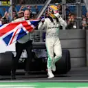 World Champion Lewis Hamilton (GBR) Mercedes-Benz F1 W08 Hybrid celebrates in parc ferme at Formula One World Championship, Rd18, Mexican Grand Prix, Race, Circuit Hermanos Rodriguez, Mexico City, Mexico, Sunday 29 October 2017. © Mark Sutton/Sutton Image