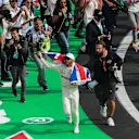 World Champion Lewis Hamilton (GBR) Mercedes AMG F1 celebrates in parc ferme at Formula One World Championship, Rd18, Mexican Grand Prix, Race, Circuit Hermanos Rodriguez, Mexico City, Mexico, Sunday 29 October 2017. © Kym Illman/Sutton Images