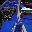The steering wheel and cockpit detail of Sauber C36 at Formula One World Championship, Rd18, Mexican Grand Prix, Preparations, Circuit Hermanos Rodriguez, Mexico City, Mexico, Thursday 26 October 2017. © Kym Illman/Sutton Images