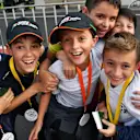 Young fans at Formula One World Championship, Rd18, Mexican Grand Prix, Preparations, Circuit Hermanos Rodriguez, Mexico City, Mexico, Thursday 26 October 2017. © Mark Sutton/Sutton Images