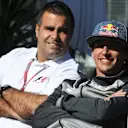 Zsolt Baumgartner (HUN) F1 Experiences 2-Seater driver and Patrick Friesacher (AUT) F1 Experiences 2-Seater driver at Formula One World Championship, Rd18, Mexican Grand Prix, Preparations, Circuit Hermanos Rodriguez, Mexico City, Mexico, Thursday 26 Octo