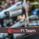 Haas F1 garage barrier at Formula One World Championship, Rd18, Mexican Grand Prix, Preparations, Circuit Hermanos Rodriguez, Mexico City, Mexico, Thursday 26 October 2017. © Mirko Stange/Sutton Images