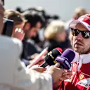 Sebastian Vettel (GER) Ferrari talks with the media at Formula One World Championship, Rd18, Mexican Grand Prix, Preparations, Circuit Hermanos Rodriguez, Mexico City, Mexico, Thursday 26 October 2017. © Manuel Goria/Sutton Images