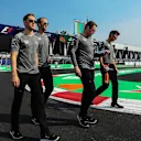 Stoffel Vandoorne (BEL) McLaren walks the track at Formula One World Championship, Rd18, Mexican Grand Prix, Preparations, Circuit Hermanos Rodriguez, Mexico City, Mexico, Thursday 26 October 2017. © Kym Illman/Sutton Images