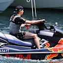Max Verstappen (NED) Red Bull Racing on a jet ski at Formula One World Championship, Rd6, Monaco Grand Prix, Monte-Carlo, Monaco, Friday 26 May 2017. © Sutton Images