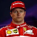 Kimi Raikkonen (FIN) Ferrari in the Press Conference at Formula One World Championship, Rd6, Monaco Grand Prix, Qualifying, Monte-Carlo, Monaco, Saturday 27 May 2017. © Sutton Images