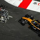 Jolyon Palmer (GBR) Renault Sport F1 Team RS17 at Formula One World Championship, Rd6, Monaco Grand Prix, Qualifying, Monte-Carlo, Monaco, Saturday 27 May 2017. © Sutton Images