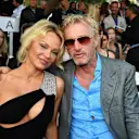 Pamela Anderson (USA) and Eddie Irvine (IRL) at the Amber Lounge Fashion Show, Le Meridien Beach Plaza Hotel, Monaco, Friday 26 May 2017. © Sutton Images
