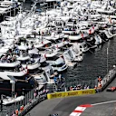 Kimi Raikkonen (FIN) Ferrari SF70-H and Lewis Hamilton (GBR) Mercedes-Benz F1 W08 Hybrid at Formula One World Championship, Rd6, Monaco Grand Prix, Qualifying, Monte-Carlo, Monaco, Saturday 27 May 2017. © Sutton Images