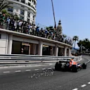 Jenson Button (GBR) McLaren MCL32 and sparks at Formula One World Championship, Rd6, Monaco Grand Prix, Qualifying, Monte-Carlo, Monaco, Saturday 27 May 2017. © Sutton Images