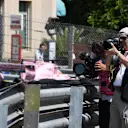 Photographer shoots Sergio Perez (MEX) Force India VJM10 at Formula One World Championship, Rd6, Monaco Grand Prix, Qualifying, Monte-Carlo, Monaco, Saturday 27 May 2017. © Sutton Images