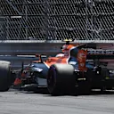 Stoffel Vandoorne (BEL) McLaren MCL32 crashed in Q2 at Formula One World Championship, Rd6, Monaco Grand Prix, Qualifying, Monte-Carlo, Monaco, Saturday 27 May 2017. © Sutton Images