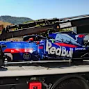 The car of race retiree Daniil Kvyat (RUS) Scuderia Toro Rosso STR12 is recovered at Formula One World Championship, Rd6, Monaco Grand Prix, Race, Monte-Carlo, Monaco, Sunday 28 May 2017. © Sutton Images