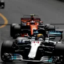 Lewis Hamilton (GBR) Mercedes-Benz F1 W08 Hybrid at Formula One World Championship, Rd6, Monaco Grand Prix, Race, Monte-Carlo, Monaco, Sunday 28 May 2017. © Sutton Images