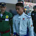 Race retiree Pascal Wehrlein (GER) Sauber with the Doctor after crashing out of the race at Formula One World Championship, Rd6, Monaco Grand Prix, Race, Monte-Carlo, Monaco, Sunday 28 May 2017. © Sutton Images