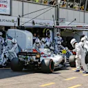 Felipe Massa (BRA) Williams FW40 makes a pitstop at Formula One World Championship, Rd6, Monaco Grand Prix, Race, Monte-Carlo, Monaco, Sunday 28 May 2017. © Sutton Images
