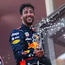 Daniel Ricciardo (AUS) Red Bull Racing celebrates on the podium with the champagne at Formula One World Championship, Rd6, Monaco Grand Prix, Race, Monte-Carlo, Monaco, Sunday 28 May 2017. © Sutton Images