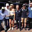 (L to R): Alec Monopoly (USA), Grafitti Artist, Jean-Claude Biver CEO TAG Heuer, Chiara Ferragni (ITA) Fashion Blogger, Christian Horner (GBR) Red Bull Racing Team Principal, Max Verstappen (NED) Red Bull Racing, Chris Hemsworth (AUS) Actor and Philippe E
