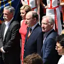 Chase Carey (USA) Chief Executive Officer and Executive Chairman of the Formula One Group, Princess Charlene of Monaco, Charlene Wittstock (RSA) and HSH Prince Albert of Monaco (MON) on the grid at Formula One World Championship, Rd6, Monaco Grand Prix, R