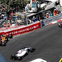 Stoffel Vandoorne (BEL) McLaren MCL32 crashes at Formula One World Championship, Rd6, Monaco Grand Prix, Race, Monte-Carlo, Monaco, Sunday 28 May 2017. © Sutton Images