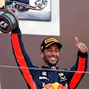 Daniel Ricciardo (AUS) Red Bull Racing celebrates with the trophy on the podium at Formula One World Championship, Rd6, Monaco Grand Prix, Race, Monte-Carlo, Monaco, Sunday 28 May 2017. © Sutton Images