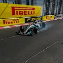 Lewis Hamilton (GBR) Mercedes-Benz F1 W08 Hybrid locks up at Formula One World Championship, Rd6, Monaco Grand Prix, Practice, Monte-Carlo, Monaco, Thursday 25 May 2017. © Sutton Images