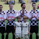 Jerome d'Ambrosio (BEL), Mario Engel (GER), Daniel Ricciardo (AUS) Red Bull Racing, Daniil Kvyat (RUS) Scuderia Toro Rosso and Carlos Sainz jr (ESP) Scuderia Toro Rosso at World Stars Football Match, Louis II Stadium, at Formula One World Championship, Rd6, Monaco Grand Prix, Preparations, Monte-Carlo, Monaco, Tuesday 23 May 2017. © Sutton Images