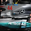 Mercedes-Benz F1 W08 Hybrid bodywork at Formula One World Championship, Rd6, Monaco Grand Prix, Preparations, Monte-Carlo, Monaco, Wednesday 24 May 2017. © Sutton Images