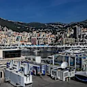 Satellite trucks at Formula One World Championship, Rd6, Monaco Grand Prix, Preparations, Monte-Carlo, Monaco, Wednesday 24 May 2017. © Sutton Images
