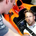 Jenson Button (GBR) McLaren MCL32 at Formula One World Championship, Rd6, Monaco Grand Prix, Preparations, Monte-Carlo, Monaco, Wednesday 24 May 2017. © Sutton Images