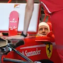 Sebastian Vettel (GER) Ferrari SF70-H at Formula One World Championship, Rd6, Monaco Grand Prix, Preparations, Monte-Carlo, Monaco, Wednesday 24 May 2017. © Sutton Images