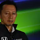 Yusuke Hasegawa (JPN) Head of Honda Motorsport in the Press Conference at Formula One World Championship, Rd4, Russian Grand Prix, Practice, Sochi Autodrom, Sochi, Krasnodar Krai, Russia, Friday 28 April 2017. © Sutton Motorsport Images