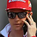 Kimi Raikkonen (FIN) Ferrari on the phone at Formula One World Championship, Rd4, Russian Grand Prix, Practice, Sochi Autodrom, Sochi, Krasnodar Krai, Russia, Friday 28 April 2017. © Sutton Motorsport Images