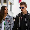 Daniil Kvyat (RUS) Scuderia Toro Rosso and girlfriend Kelly Piquet (BRA) at Formula One World Championship, Rd4, Russian Grand Prix, Qualifying, Sochi Autodrom, Sochi, Krasnodar Krai, Russia, Saturday 29 April 2017. © Sutton Motorsport Images