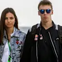 Daniil Kvyat (RUS) Scuderia Toro Rosso and girlfriend Kelly Piquet (BRA) at Formula One World Championship, Rd4, Russian Grand Prix, Qualifying, Sochi Autodrom, Sochi, Krasnodar Krai, Russia, Saturday 29 April 2017. © Sutton Motorsport Images