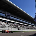 Verstappen (NED) Red Bull Racing RB13 takes the chequered flag at the end of Qualifying at F1 World Championship, Rd4, Russian Grand Prix, Qualifying, Sochi Autodrom, Sochi, Krasnodar Krai, Russia, Saturday 29 April 2017. © Sutton Motorsport Images