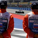 Marshals at Formula One World Championship, Rd4, Russian Grand Prix, Qualifying, Sochi Autodrom, Sochi, Krasnodar Krai, Russia, Saturday 29 April 2017. © Sutton Motorsport Images