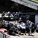 Lance Stroll (CDN) Williams FW40 pit stop at Formula One World Championship, Rd4, Russian Grand Prix, Qualifying, Sochi Autodrom, Sochi, Krasnodar Krai, Russia, Saturday 29 April 2017. © Sutton Motorsport Images