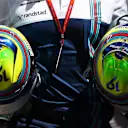 The helmets of Felipe Massa (BRA) Williams with #BillyWhizz at Formula One World Championship, Rd4, Russian Grand Prix, Qualifying, Sochi Autodrom, Sochi, Krasnodar Krai, Russia, Saturday 29 April 2017. © Sutton Motorsport Images