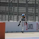 Race retiree Fernando Alonso (ESP) McLaren walks on track at Formula One World Championship, Rd4, Russian Grand Prix, Race, Sochi Autodrom, Sochi, Krasnodar Krai, Russia, Sunday 30 April 2017. © Sutton Motorsport Images